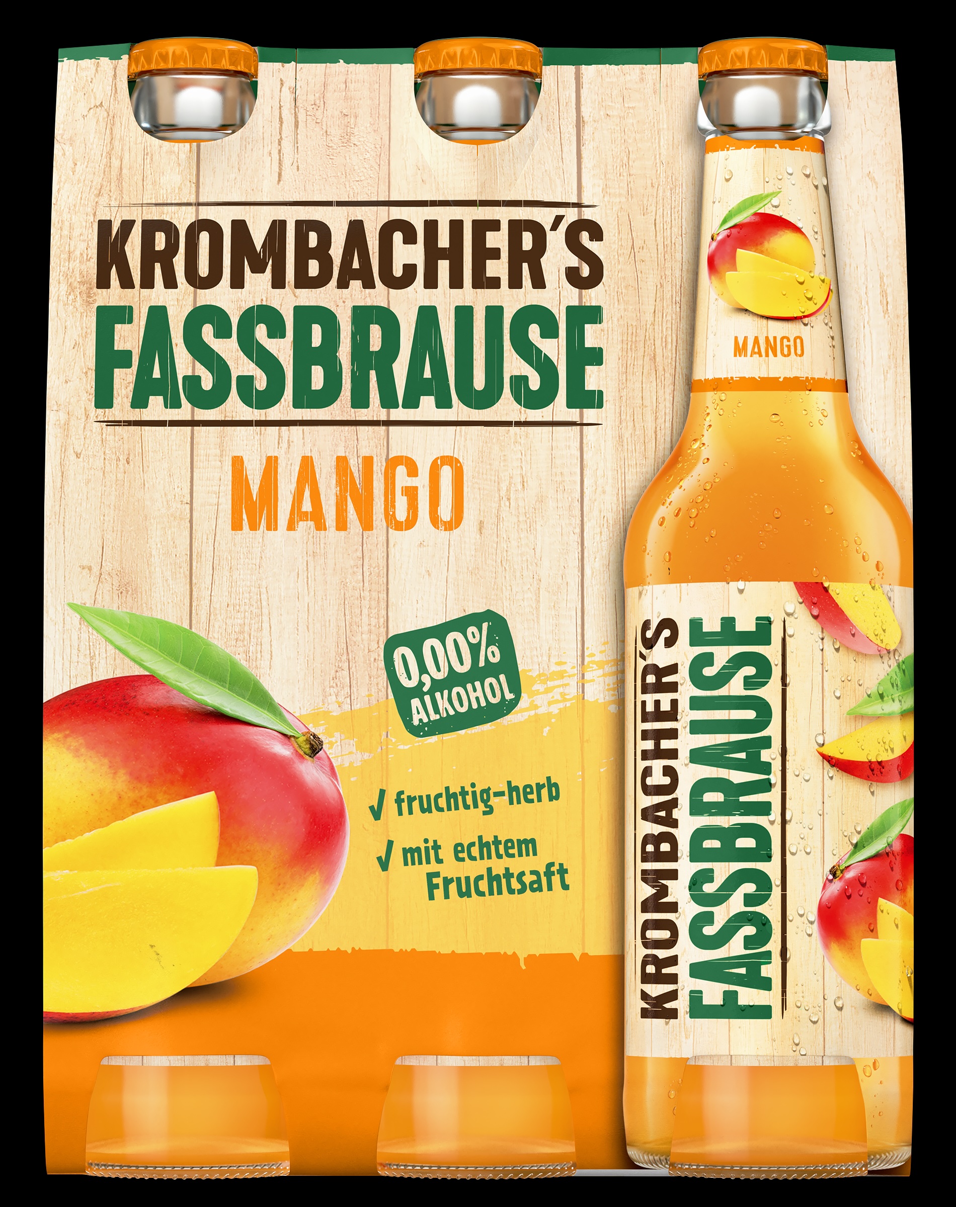 Bild von Kromb.fassbr.mango 6x0,33l Mw