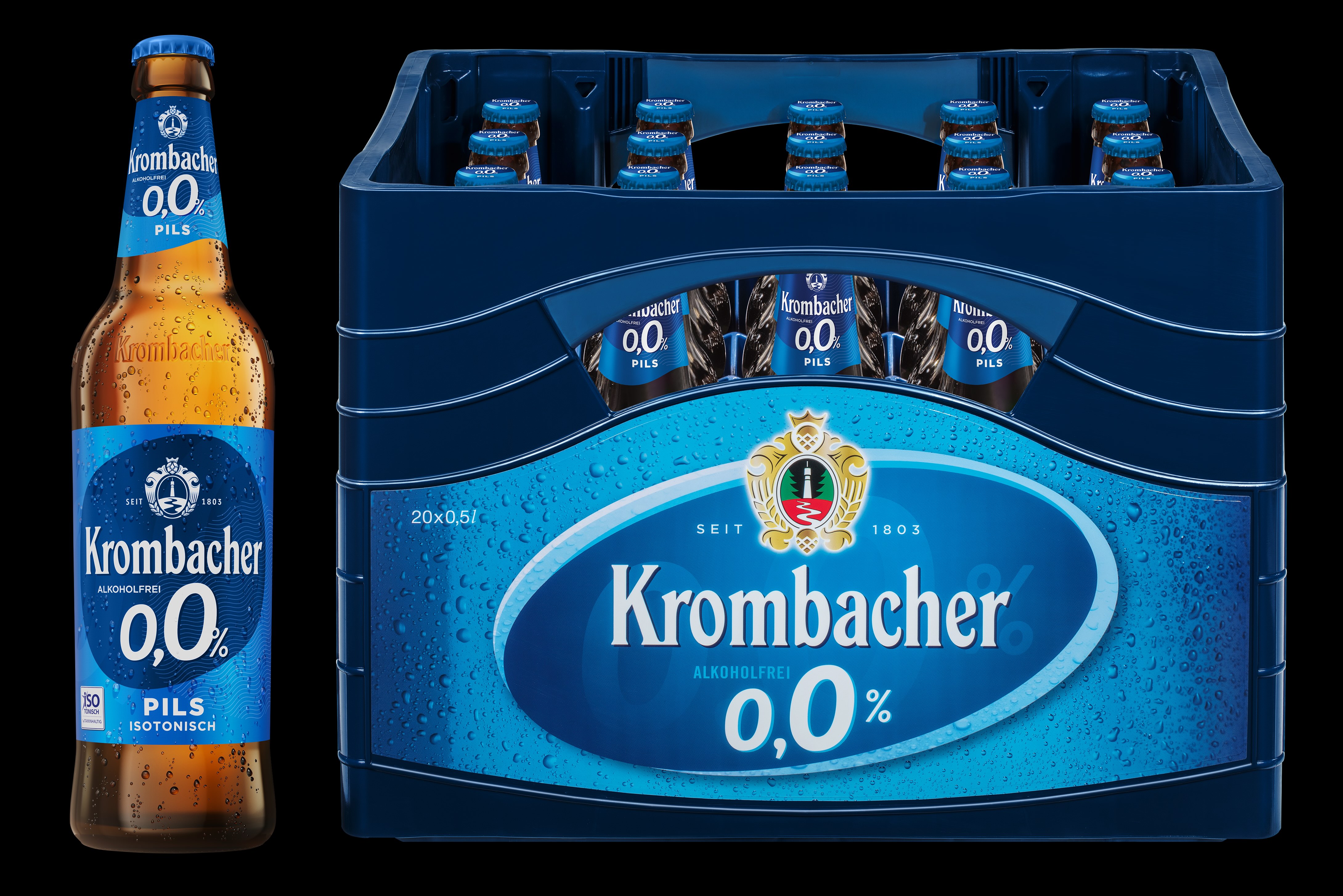 Bild von Krombacher Pils 0,0%   20x0,5l